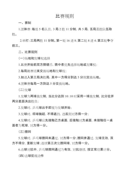 男子乒乓球1/8