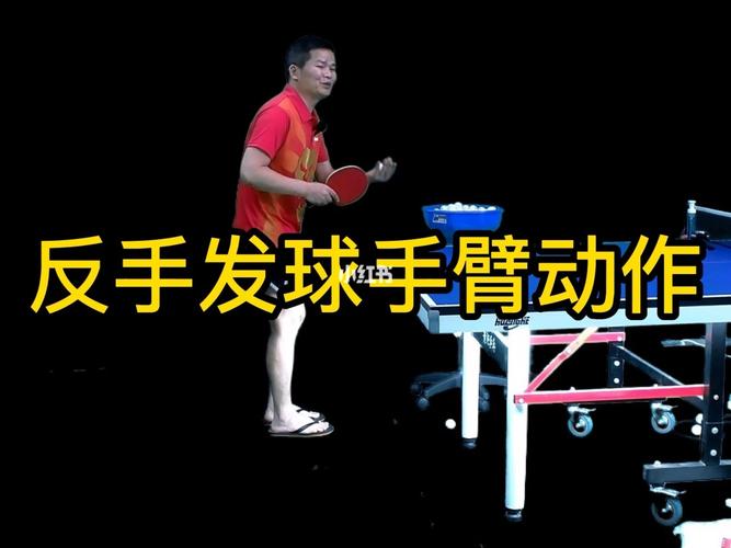 乒乓球基础反手动作练习