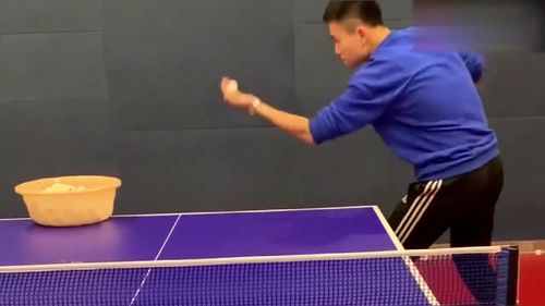 乒乓球发球持拍手势图片