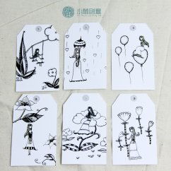 书签制作绘画彩铅